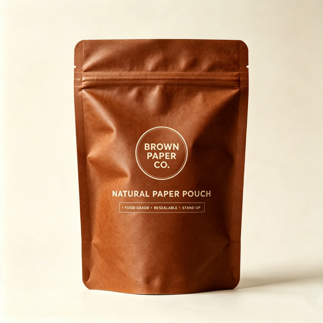 Kraft Paper Plastic Bag