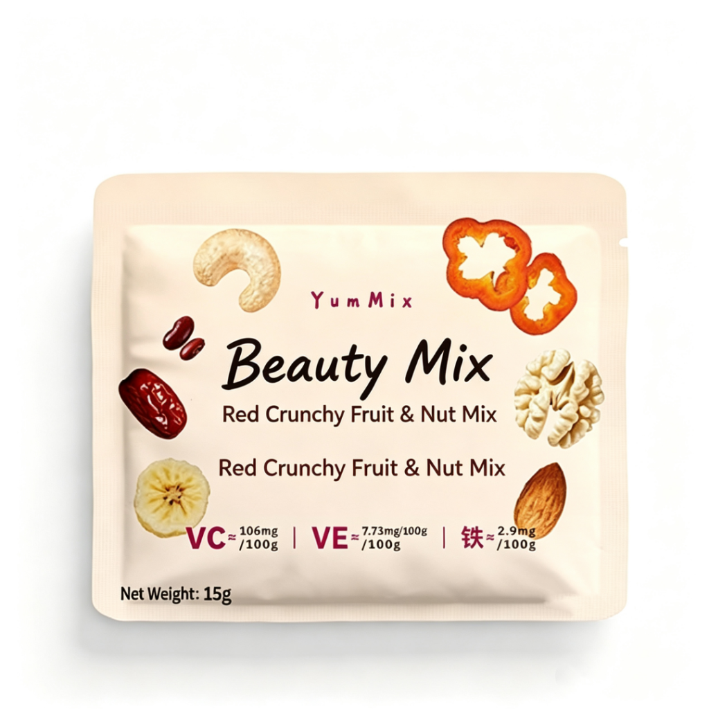 Food bags beauty mix fruit nut 15g individual pouch