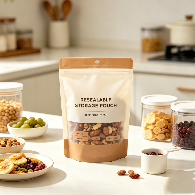 Stand up pouch food storage