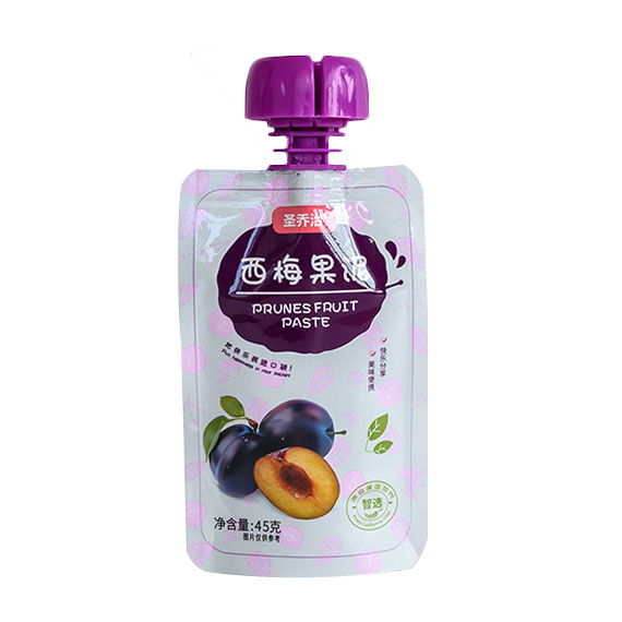 Ood grade squeeze pouch for prune paste